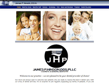Tablet Screenshot of jamesphinsondds.com